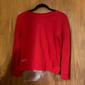 Monrow x SoulCycle Red Sweatshirt